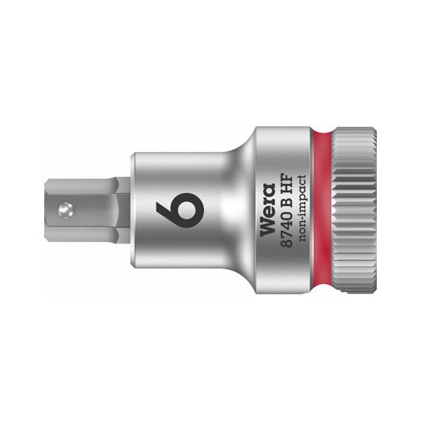 WERA ヴェラ 3/8" 六角ビットソケットHF仕様 8740 B HF 6,0 (型番:0500...