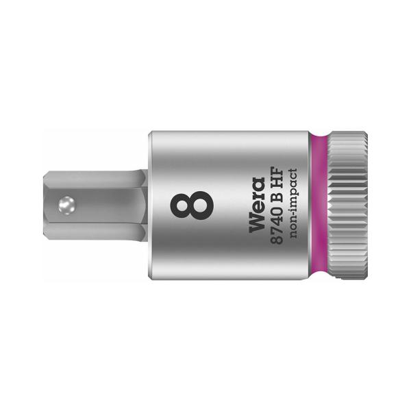 WERA ヴェラ 3/8" 六角ビットソケットHF仕様 8740 B HF 8,0 (型番:0500...