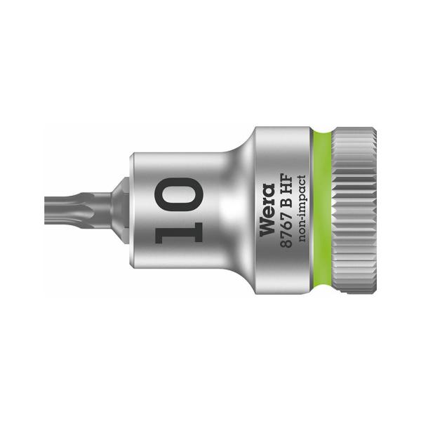 WERA ヴェラ 1/4" トルクスビットソケットHF仕様 8767 B HF TORX 10 (型...