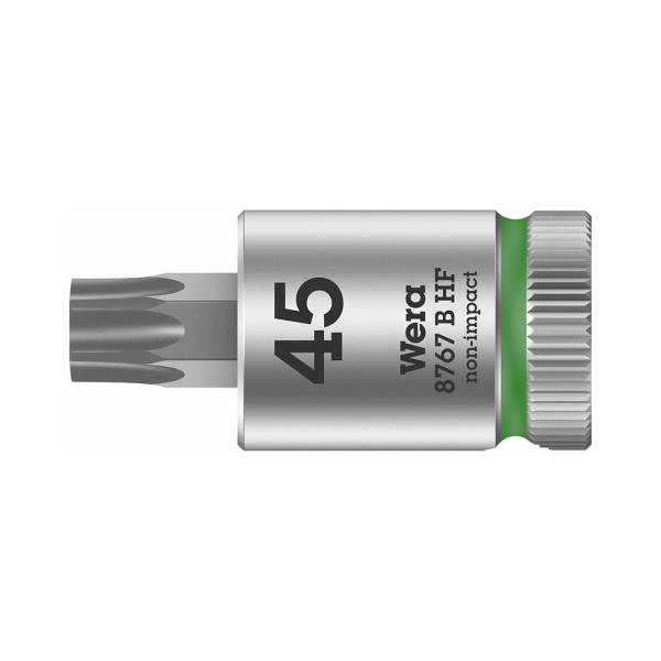 WERA ヴェラ 1/4" トルクスビットソケットHF仕様 8767 B HF TORX 45 (型...