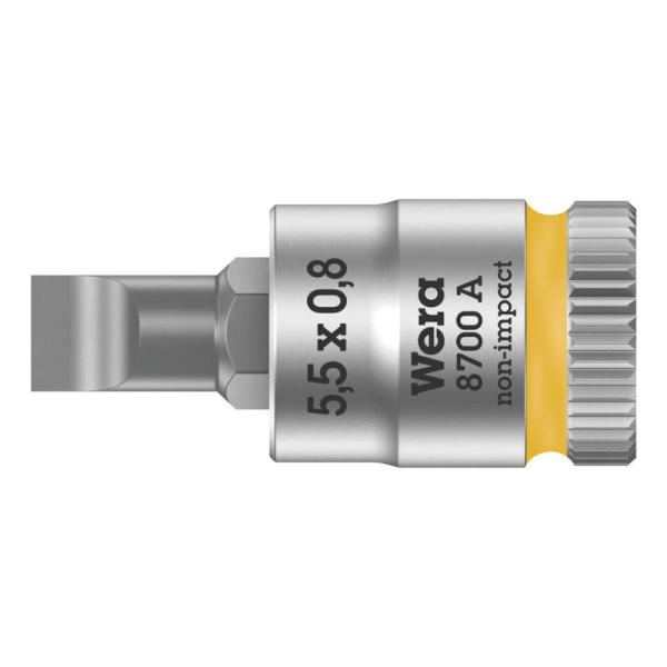 WERA ヴェラ マイナスビットソケット 8700 A FL 0,8 x 5,5 x 28 mm 0...