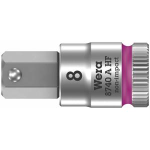 WERA ヴェラ 1/4&quot;(6.35mm)保持機能付六角ソケット 8740 A HF Hex-Plu...