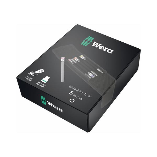 WERA ヴェラ 1/4 六角ビットソケットセットHF仕様 8740 A HF 1 (型番:0500...