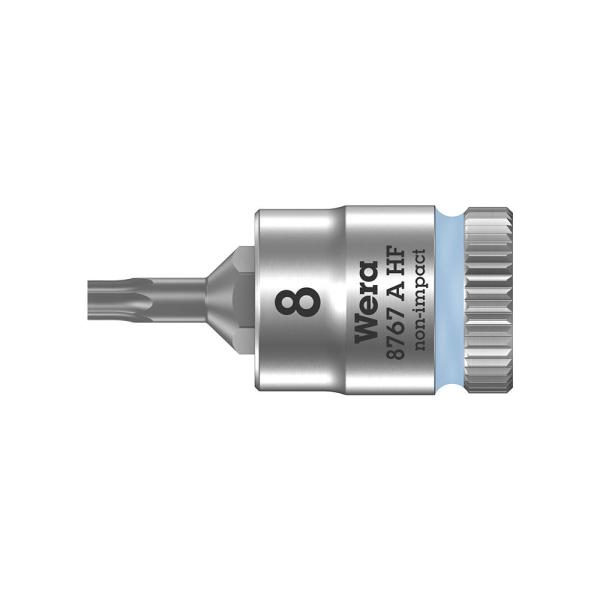 WERA ヴェラ 1/4" トルクスビットソケットHF仕様 8767 A HF TORX 8 x 2...