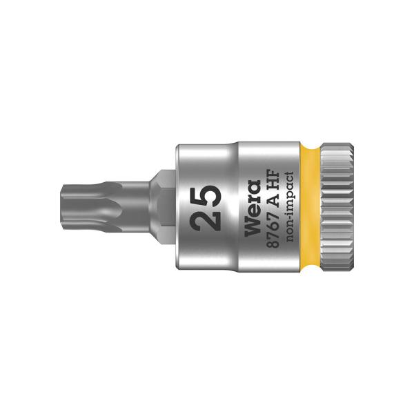 WERA ヴェラ 1/4" トルクスビットソケットHF仕様 8767 A HF TORX 25 x ...