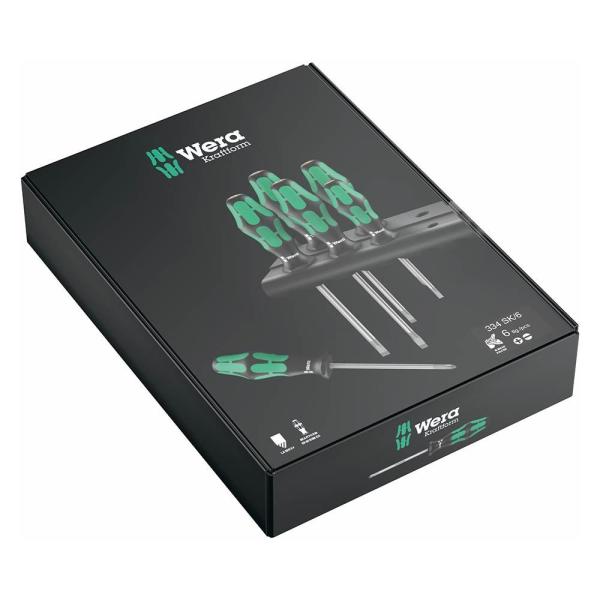 WERA ヴェラ レーザーチップドライバーセット六角軸 334/355 SK/6 (型番:05007...