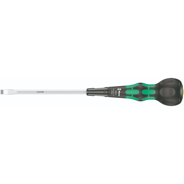 WERA ヴェラ ボールグリップマイナスドライバー 1834  1,0 x 6,0 x 150 mm...