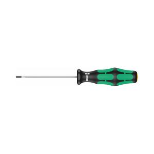 Wera(ヴェラ) ステンレス マイナスドライバー 3.5×100 032002 Wera（ヴェラ） マイナスドライバー 丸軸 先端ストレートタイプ 335