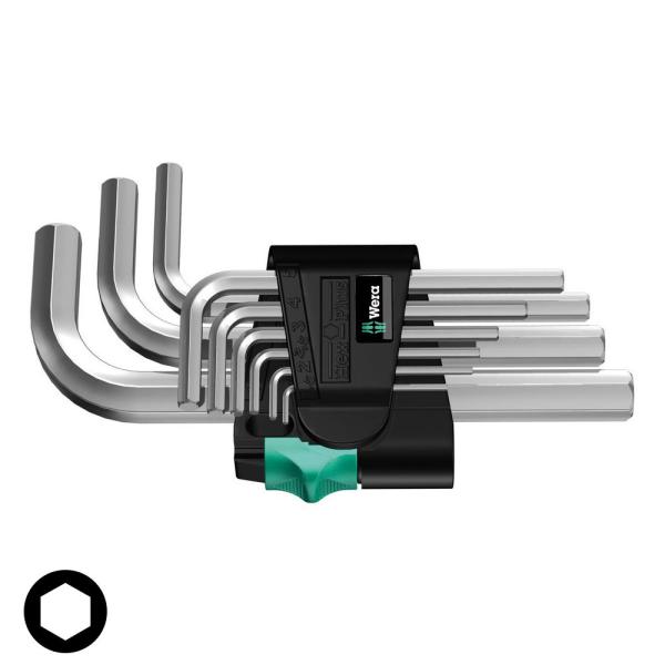 WERA ヴェラ 六角レンチセット 9本組 ストレート ショート 950/9 SM N (型番:05...
