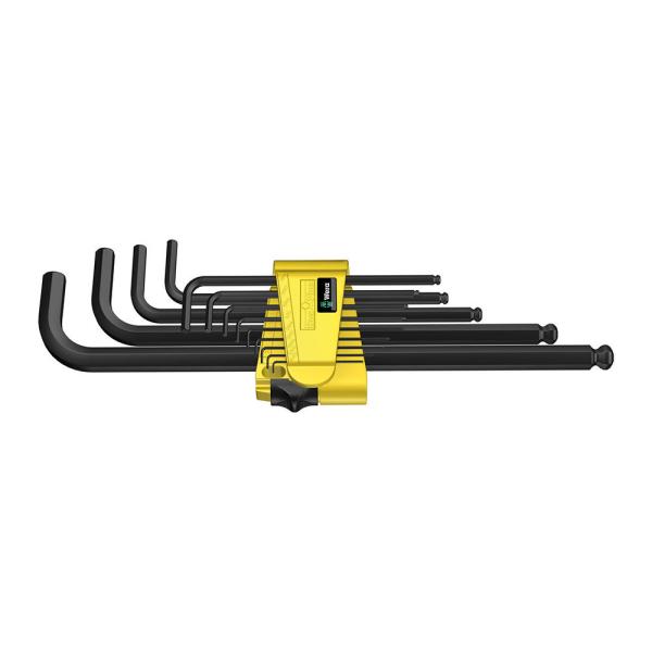 WERA ヴェラ 六角レンチセット 13本組 インチ ブラック仕上 950/13 Hex-Plus ...