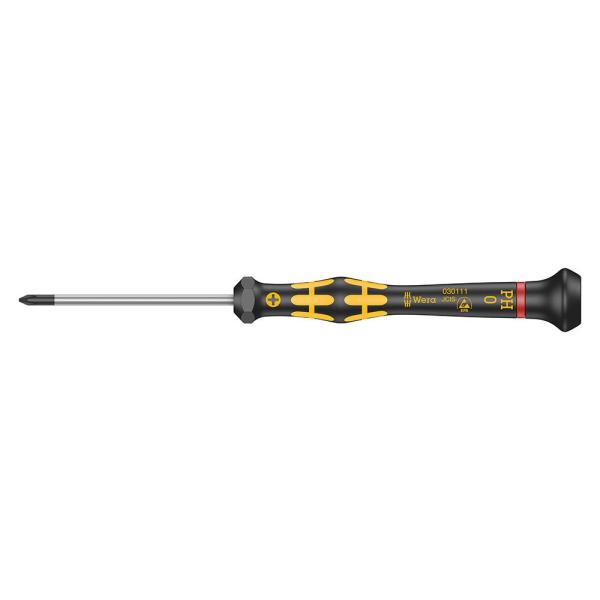 WERA ヴェラ 精密プラスドライバーESD 1550 ESD PH0 60mm (型番:05030...