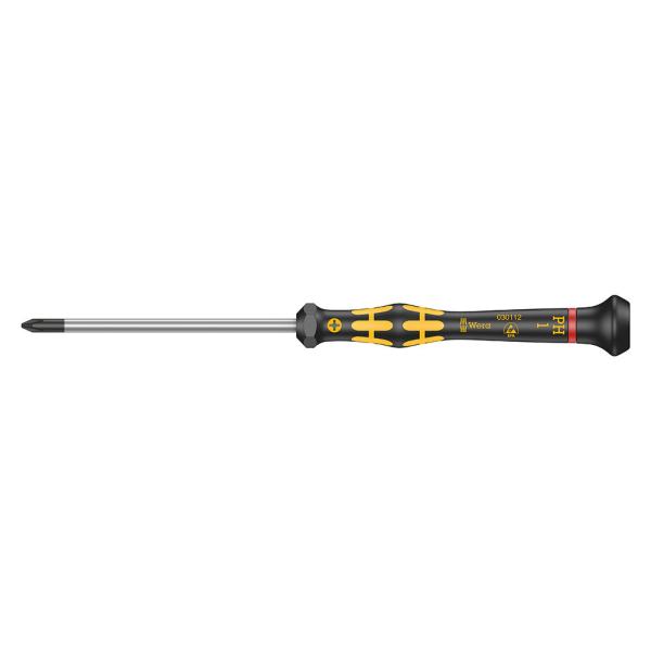 WERA ヴェラ 精密プラスドライバーESD 1550 ESD PH1 80mm (型番:05030...