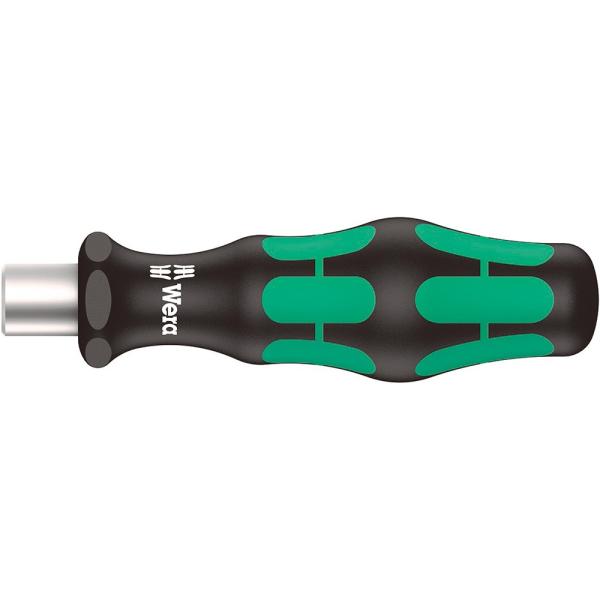 WERA ヴェラ ビット差し替え用ショートハンドル コンパクト 813 1/4"(6.35mm)ビッ...