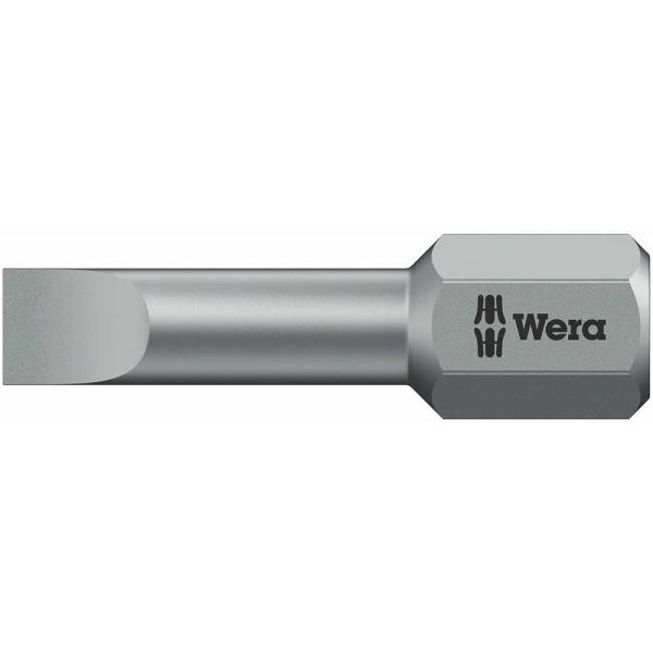 WERA ヴェラ トーションマイナスビット 800/1 TZ 1.0x5.5(刃厚x刃幅) 25mm...