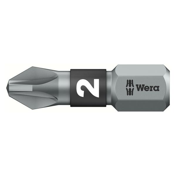 WERA ヴェラ バイトーションポジドライブビット25mm 855/1 BTZ PZ 2 x 25 ...
