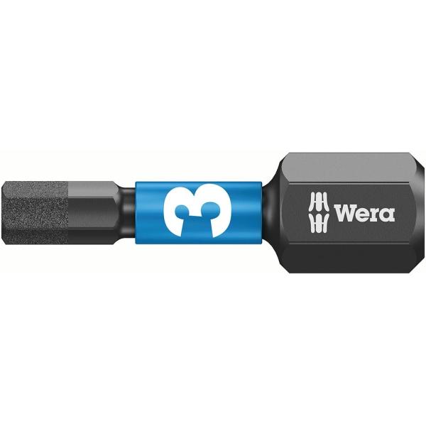 WERA ヴェラ ダイヤモンドインパクター六角ビット 840/1 IMP DC 対辺3.0mm 25...