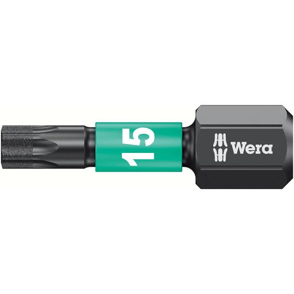 WERA ヴェラ ダイヤモンドインパクタートルクスビット 867/1 IMP DC TX15 25m...