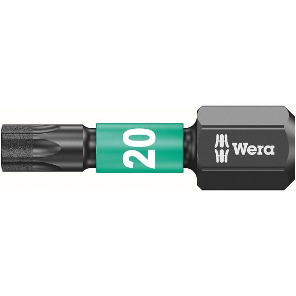 WERA ヴェラ ダイヤモンドインパクタートルクスビット 867/1 IMP DC TX20 25m...