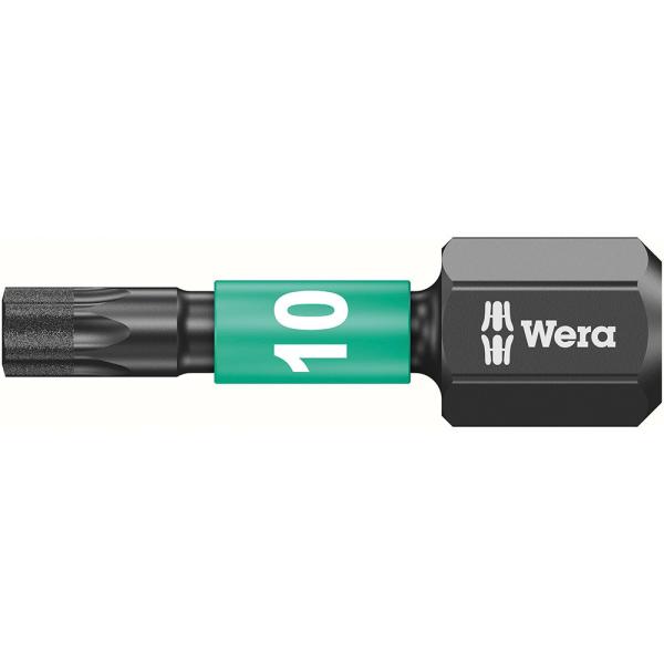 WERA ヴェラ ダイヤモンドインパクタートルクスビット 867/1 IMP DC TX10 25m...