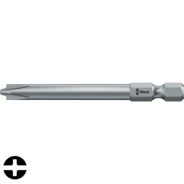 WERA ヴェラ プラスマイナスビット 851/4 PH/S プラス2番+マイナス 70mm (型番...