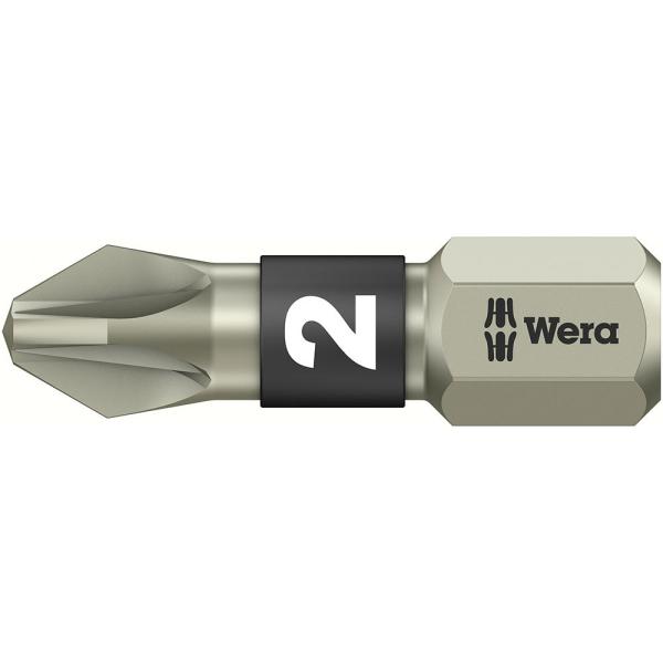 WERA ヴェラ ステンレスポジドライブビット25mm 3855/1 TS PZ 2 25 (型番:...