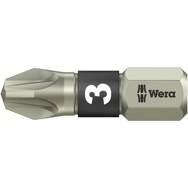 WERA ヴェラ ステンレスポジドライブビット25mm 3855/1 TS PZ 3 25 (型番:...