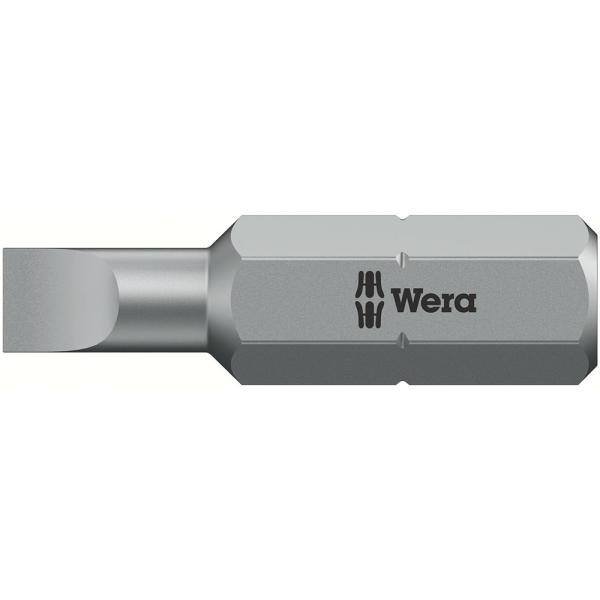 WERA ヴェラ マイナスビット 800/1 Z 0.5x4.0(刃厚ｘ刃幅) 25mm (型番:0...