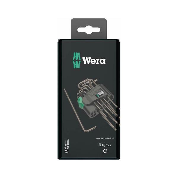 WERA ヴェラ ボールポイントトルクスレンチセット 9本組 967/9 TORX 1 (型番:05...