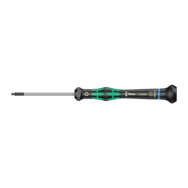 WERA ヴェラ 六角精密ドライバー 2054 2mm 60mm (型番:05118068001)