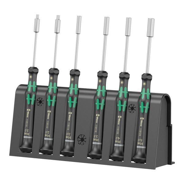 WERA ヴェラ 精密ナットドライバーセット 2069/6 (型番:05118158001)