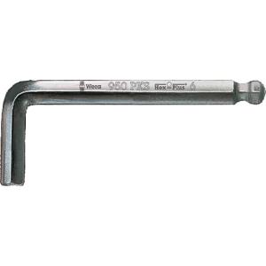 WERA ヴェラ L型 六角レンチ ショート 950 PKS 対辺2.5mm (型番:05133152001)