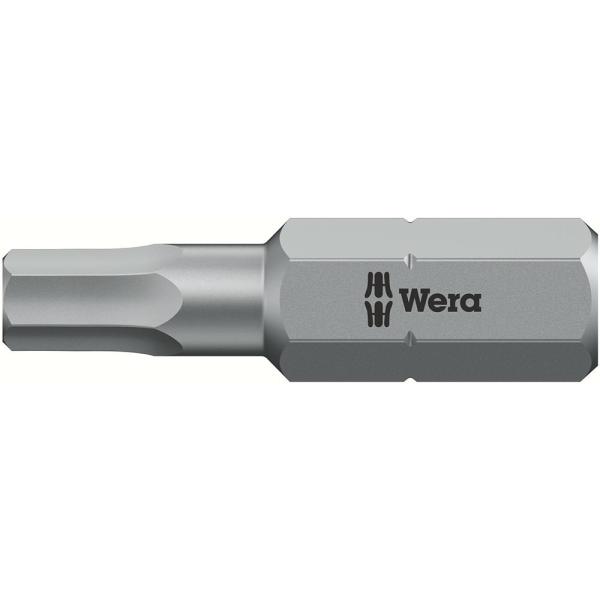 WERA ヴェラ ヘックスビット インチ 840/1 Z 5/32" 25mm (型番:051350...