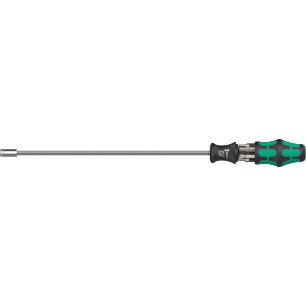 WERA ヴェラ クラフトフォームコンパクトロングドライバー シャンク 1 Kraftform Ko...