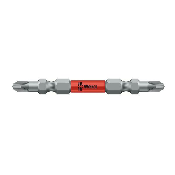 WERA ヴェラ 両頭プラスビットスレンダー赤 851/23 RBTH red PH2 65 (型番...