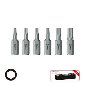 Wera（ヴェラ） ステンレス六角ビット 4本組 3840/4 3,4,5,6-89/S4