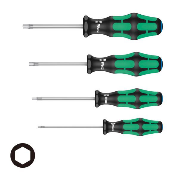 WERA ヴェラ 354 六角ドライバー 4本組 354 2,3,4,5/S4  (型番:50001...
