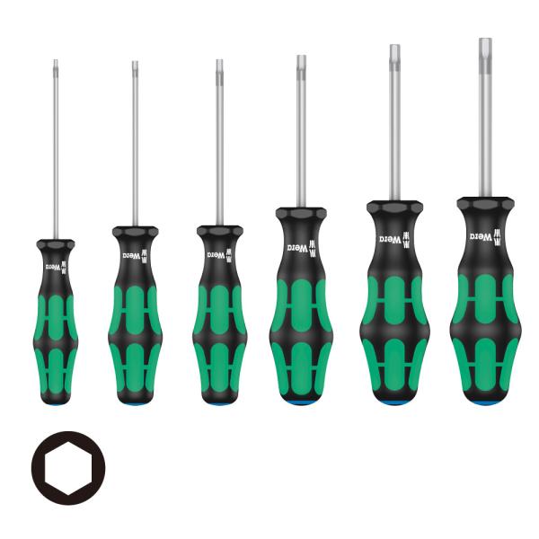 WERA ヴェラ 354 六角ドライバー 6本組 354 2,2.5,3,4,5,6/S6  (型番...
