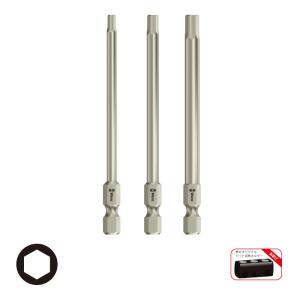 Wera（ヴェラ） ステンレス六角ビット 4本組 3840/4 3,4,5,6-89/S4