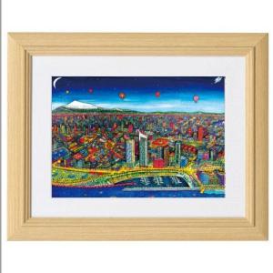 ニューヨーク アットナイト/ヨハン・ペラトーネル(ミニフレームアート