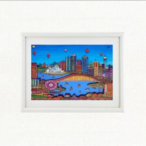 美品 ヨハン・ペラトーネル「ラグジュアリー・ニューヨーク」ジクレー 直筆サイン入 美品 ヨハン・ペラトーネル「ラグジュアリー・ニューヨーク