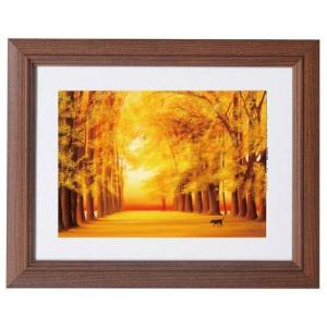 ミッシェル・バテュ★フォーシーズン秋★額装風景画デジタルアート送料無料 ミッシェル・バテュ☆フォーシーズン秋☆額装風景画デジタル