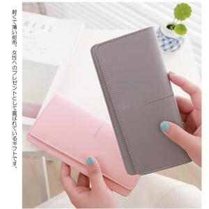 爆買 長財布 レディース 本革 薄型財布 コン...の詳細画像2