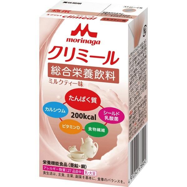 エンジョイクリミール ミルクティー味 125ml 12本セット クリニコ 森永 高カロリー 乳酸菌 ...