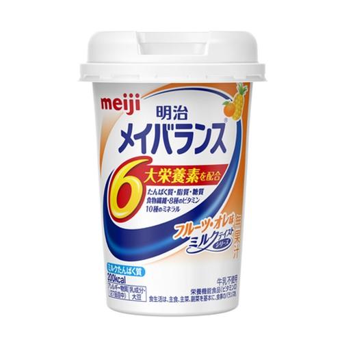 メイバランス Miniカップ フルーツオレ味 1414921 12本セット 明治 栄養 介護 流動食...