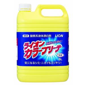 漂白剤 除菌 ライオン カラーブリーチ 5L×6本