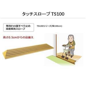 シンエイテクノ タッチスロープ 段差解消スロープ TS100-15 介護用品