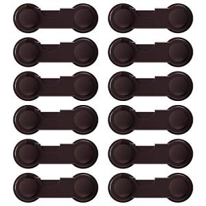 ベビーガード 12個入り ドアロック ストッパー チャイルドロック 子供安全ロック ワンタッチ回転式 指はさみ いたずら防止 開閉禁止 地震対策