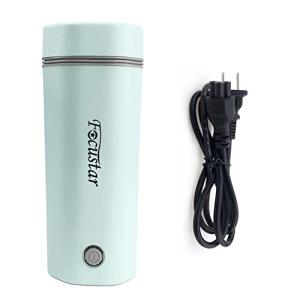 Focustar 電気ケトル ポータブル トラベル 電気ケトル 小型 0.3L 旅行用 110V 5分急速沸かし 空焚き防止 真空断熱 漏れない