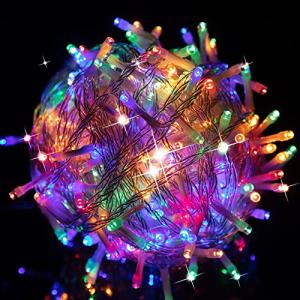 Litake LED イルミネーションライト 30m 360球 屋外 防水 ストリングライト RGB 8パターン 複数連結可 クリス