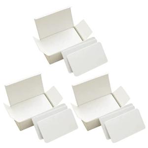 ENN LLC 無地カード 名刺サイズ メッセージカード 情報カード 落書き用紙 言葉カード 手書き 紙カード 300枚入り